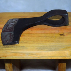 Medieval <b>Viking</b> Battle <b>Axe</b> Blade Handmade in black - Product Image 2
