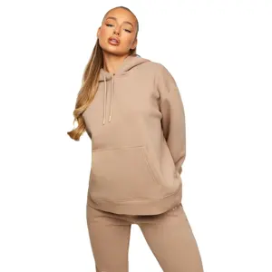 OEM Sportswear Custom Women's Sexy Crop Top Hoodies high quality 100% Organic Cotton french terry Blank Hoodie for Women