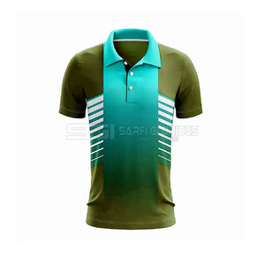 Uniforme de Cricket Verde y Blanco para Niños y Hombres, Conjunto Transpirable con Logotipo Impreso en Tela Sublimada, Uniformes de Cricket Transpirables Personalizados - Product Image 2