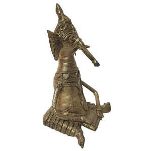 Mukherjee Handicrafts <b>Unique</b> Dhokra Sculpture <b>Decorative</b> Showpiece 20.2x6.4x10cm - Product Image 1