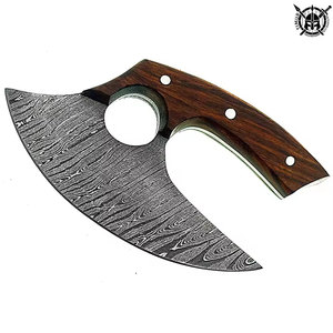 ด้ามไม้มะกอกดามัสกัสทำด้วยมือมีดทำครัวเหล็กกล้าคาร์บอนสูงแบบมืออาชีพเป็นมิตรกับสิ่งแวดล้อม - Product Image 4