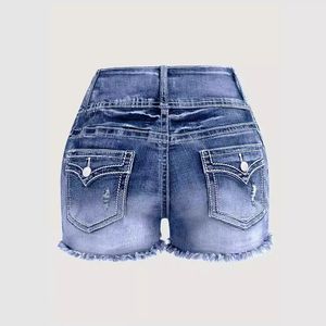 Shorts en jean pour femmes de haute qualité conçus sur mesure à la mode Prix de gros orienté vers l'exportation du Bangladesh - Product Image 4