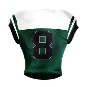 Ensembles d'uniformes de football américain sur mesure, manches courtes, tissu polyester de haute qualité, respirant, technologie de contrôle de l'humidité - Product Image 6