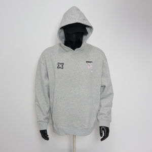 Fabrication de vêtements avec logo brodé personnalisé OEM, sweat-shirt et sweat à capuche deux pièces pour hommes - Product Image 3