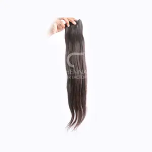 Ekstensi rambut manusia lurus alami mentah 10 inci Harga Murah Dengan 100% Virgin dengan rambut diproses alami