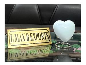 Urne souvenir en aluminium de qualité supérieure urne en forme de coeur avec support en métal pour cendres humaines fournitures funéraires commémoratives urne en métal en aluminium - Product Image 3