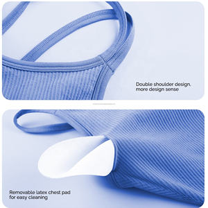 สปอร์ตบราไร้รอยต่อรองรับขนาดกลางพร้อมคุณสมบัติระบายอากาศ - Product Image 2