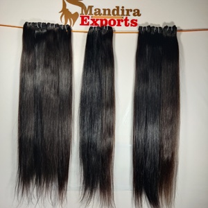 <b>Cheap</b> Human Hair <b>Extension</b> with 100% Raw Straight Virgin Hair Vendors Supply Indian Cuticle Aligned Virgin Hair Bundles - Product Image 6