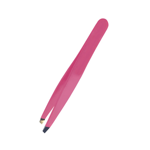Pinces à épiler pour le façonnage des sourcils les plus vendues, couleur rose, pinces à épiler pour le maquillage des sourcils avec revêtement en papier, 3,5 : pointe inclinée, pinces à épiler pour la manucure - Product Image 6