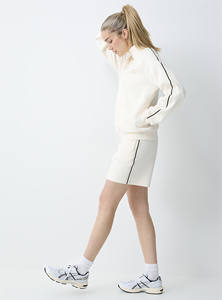 100% algodón para chaqueta de chándal crema transpirable ecológico ropa de calle capucha logotipo frontal largo para otoño primavera invierno Anti-Pilling - Product Image 3