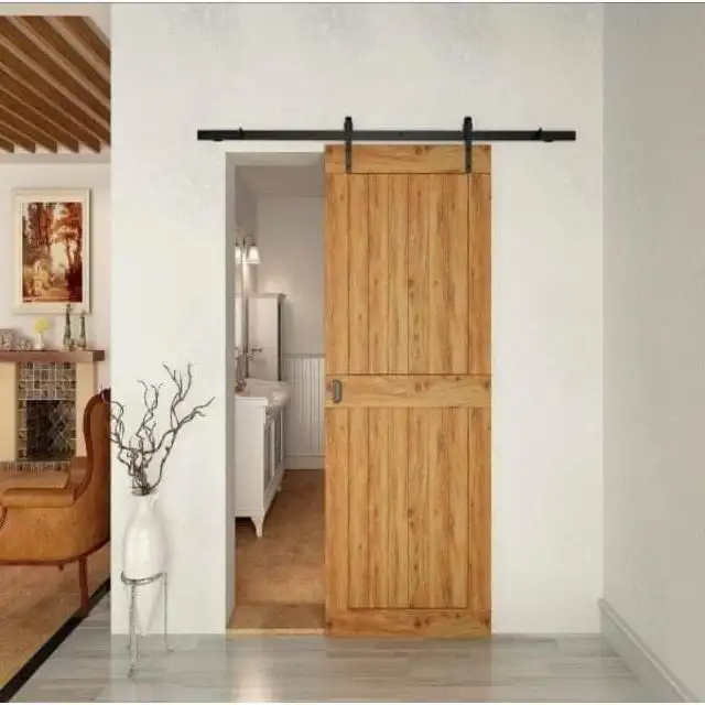 أبواب منزلقة من الخشب الصلب بسعر معقول ودائم أبواب داخلية حديثة للمنازل منتجات بالجملة مصنوعة يدويًا