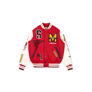 Veste de plein air chaude d'hiver en laine/polyester Letterman à la mode coupe-vent décontracté de haute qualité Stand personnalisé pour hommes - Product Image 1