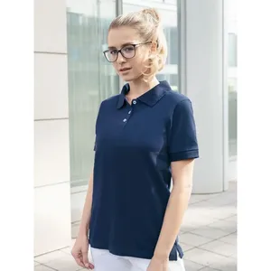 เสื้อโปโลทำงานแบบยั่งยืนสำหรับผู้หญิงที่ปรับแต่งได้ เหมาะสำหรับสินค้าส่งเสริมการขาย - Product Image 4