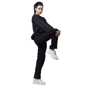 2025Custom Bulk Wholesale Tech Fleece Tracksuit Logo <b>Jogger</b> Sweat Suit Women Customized Winter Sweat Suits Crewneck Tracksuit - Product Image 2