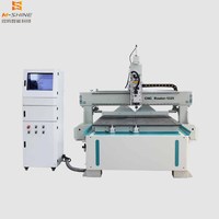 Routeur CNC Jinan M-shine 1325 avec broche 6KW, machine de découpe et de gravure du bois à 3 axes avec composants à engrenages