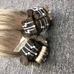 Bande de cheveux humains vierges de luxe 100%-en couleur de haute qualité # Piano naturel droit avec des styles de vagues profondes lâches - Product Image 3