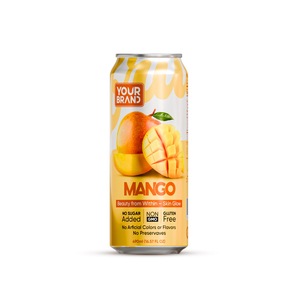 Jus de fruits tropicaux frais du Vietnam en conserve 490ML de qualité supérieure personnalisé étiquette privée doux échantillon gratuit - Product Image 1