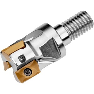 Milling Cutter ISO 25A3R033M12-SAD11E-<b>C</b> 12.5mm Counterclockwise Cutting 25mm Diameter Carbide 3 Flutes Uncoated HRC 60 - Product Image 1