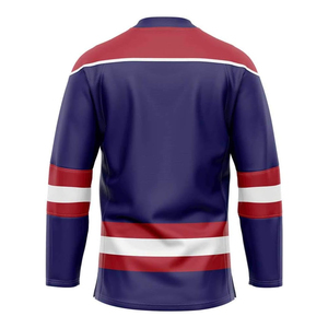 Maillot de hockey sur glace sublimé de qualité supérieure, designs personnalisés, logos et meilleur matériau personnalisé, prix de gros bon marché au Pakistan - Product Image 2