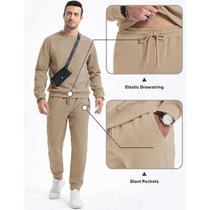Chándal Deportivo Informal para Hombre, Cómodo y Elegante, con Capucha, Ligero, de Color Sólido, Transpirable, de Secado Rápido, para Viajes - Product Image 5