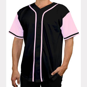 Sublimation <b>Jersey</b> Blank Plain Hip Hop Hipster Baseball <b>Jersey</b> Button Down Shirts Sports Uniforms Men Women <b>Jersey</b> Custom logo - Product Image 1
