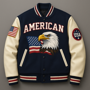 Chaquetas Varsity Personalizadas al por Mayor para Hombre, Chaquetas de Equipo con Letras Bordadas, Impermeables, Resistentes al Viento, con Cuello Alto Formal para Hombre - Product Image 6