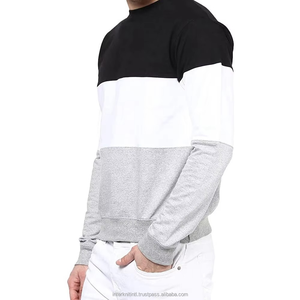 Sweat à capuche zippé en molleton de coton pour homme, manches longues, patchwork, écologique et respirant, idéal pour l'hiver et les activités de plein air - Product Image 4