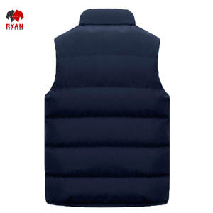 Chaleco Acolchado Impermeable Personalizado Ryan Pro Gear para Hombre con Tela de Lana Peinada, Transpirable y Antipilling, Opciones de Logotipo ODM - Product Image 4