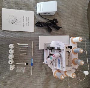 Nouvelle machine à coudre surjeteuse multifonction JK5-535, point surjeteuse, moteur métallique haute vitesse, utilisation facile pour usage domestique - Product Image 4