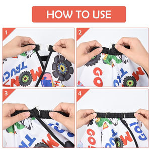 ผ้าคลุมตัดผมกันน้ำแบบมีกระดุมแป๊ก ผลิตจากโพลีเอสเตอร์คุณภาพระดับร้านเสริมสวย ทนทานและทำความสะอาดง่าย สำหรับช่างตัดผมมืออาชีพ - Product Image 5