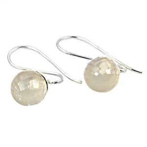 Boucles d'oreilles en argent 925 avec cristaux facettés pour femmes, bijoux, cadeau, catégorie de produits - Product Image 3