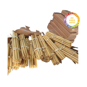 Vente en gros de pailles à boire en bambou pour boissons biologiques-Ustensiles écologiques polis, traités thermiquement et durables - Product Image 3