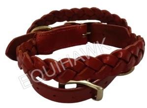 SMART FANCY LEATHER <b>DOG</b> <b>HEAD</b> <b>COLLAR</b> LACED DESIGN IRON FITTING/CUSTOM DESIGN LEATHER <b>DOG</b> <b>COLLAR</b> SOFTY PADDED - Product Image 3