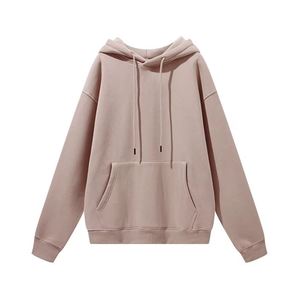 Sudadera con capucha unisex de gran tamaño para invierno, sudadera en blanco de algodón liso de talla grande para hombre, patrón sólido a granel, más capucha - Product Image 6