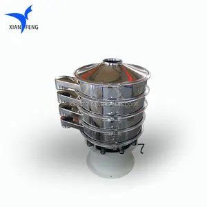 600mm Portable Stainless Steel Rotary Vibrating Screen For Table Salt Rotary Vibrating Screen Customization