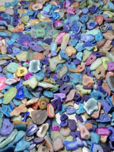 Posavasos de ágata Druzy Natural en forma aleatoria de muchos tamaños altamente pulido, rebanadas de piedra para decoración del hogar - Product Image 5