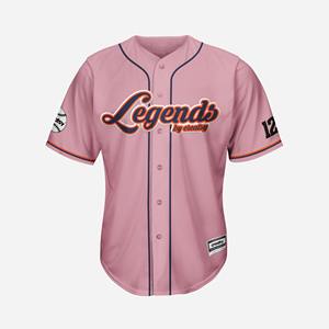 Maillot de baseball uni avec logo personnalisé Chemises à rayures boutonnées Maillot de sport en polyester Uniformes de baseball pour adultes et enfants - Product Image 2