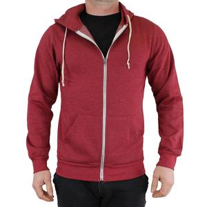 Sweat à capuche zippé intégral pour homme, style tendance 2025, confortable, doux, poche, coupe régulière, coton, polyester, polaire, uni, automne - Product Image 1