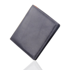 Portefeuille fin en cuir véritable pour homme GENTS GARB avec fermeture personnalisée, poche avant, rangement durable pour argent/cartes - Product Image 2