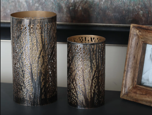 Hot Selling <b>Set</b> of 2 Handmade Customized Black Metal Votive Holder <b>Candle</b> Stand Unique Home Decorative Item for Christmas Easter - Product Image 2