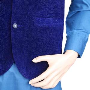 Chaleco de Terciopelo para Hombre Chase Value - Azul Rey Talla 34 - Product Image 5