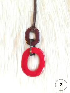 Collier pendentif en corne de buffle, bijoux tribaux naturels et durables pour femmes, haute qualité - Product Image 5