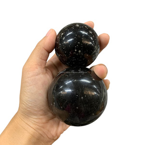 Sphères d'obsidienne en gros, pierres précieuses naturelles d'Indonésie de haute qualité, artisanat, cristal de guérison - Product Image 1