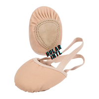 Chaussons de danse classique professionnels personnalisés pour femmes, filles et enfants, en cuir et toile, à talon plat, pour l'intérieur, HULAR