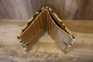 Handcrafted Western Cowhide Hair-On Leather Clutch Hair on Leather Clutch Stylish Leather <b>Wallets</b> Unique <b>for</b> <b>Women</b> - Product Image 5