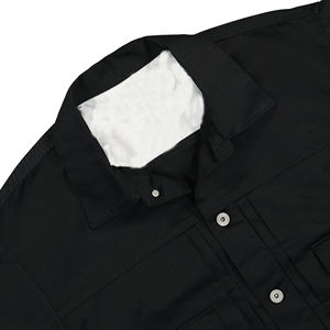 OEM personalizado 100% algodón 2024 mejor calidad chaqueta de trabajador de sarga Lisa para hombre - Product Image 3