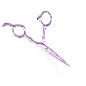 Tijeras de Peluquería Profesionales de Acero Inoxidable al por Mayor |   Cuchillas Afiladas y de Punta Roma con Recubrimiento de Color Personalizado para Uso en Salones de Bebés - Product Image 1