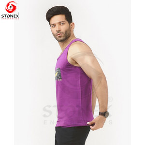 Men Tank <b>Top</b> Sleeveless Gym Workout Shirt Breathable Fitness Activewear for Bodybuilding Running Training and Sports - Product Image 2