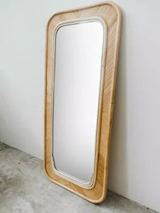 High Quality Vietnam <b>Rattan</b> Standing <b>Mirror</b> Wicker Decoration Wall Full Length Wall <b>Mirror</b> - Product Image 6