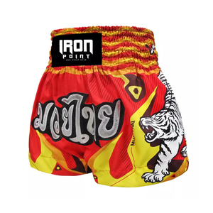 กางเกงขาสั้นมวยไทยแห้งเร็วสำหรับใส่ชกมวยและศิลปะการต่อสู้ - Product Image 6